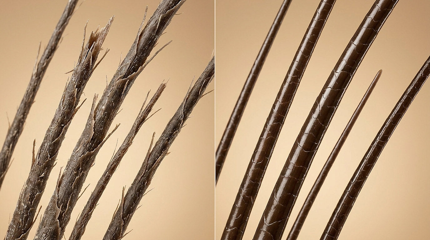 Before and after comparison