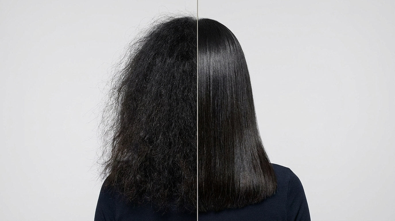 Before and after comparison